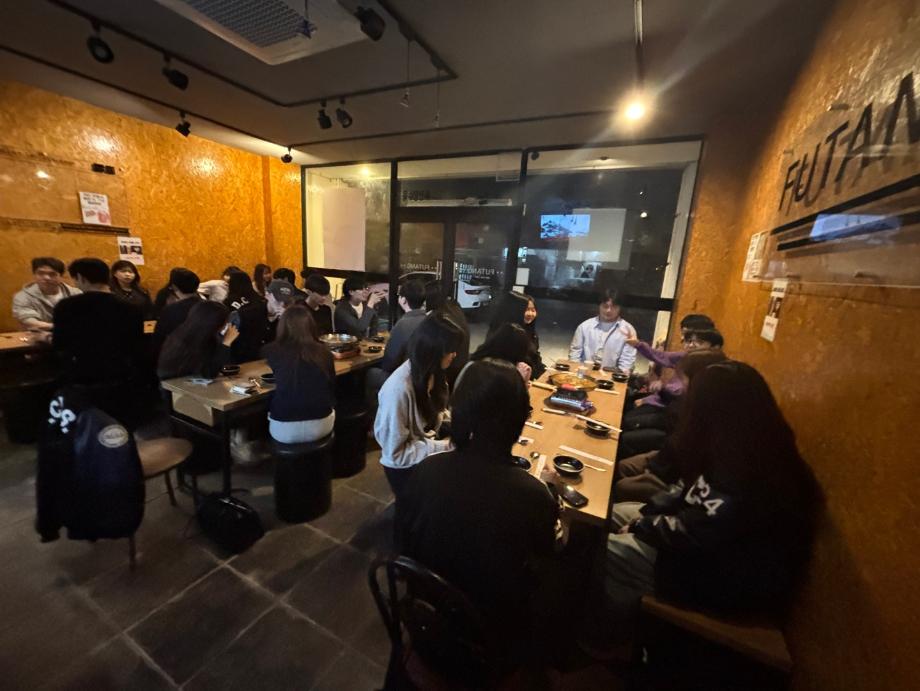 채혈 연습 및 회식