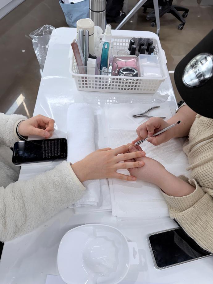 기초 네일미용 수업!!