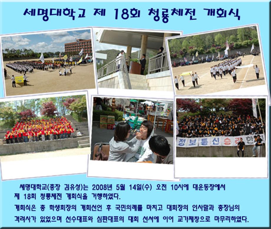 제 18회 청룡체전 개회식