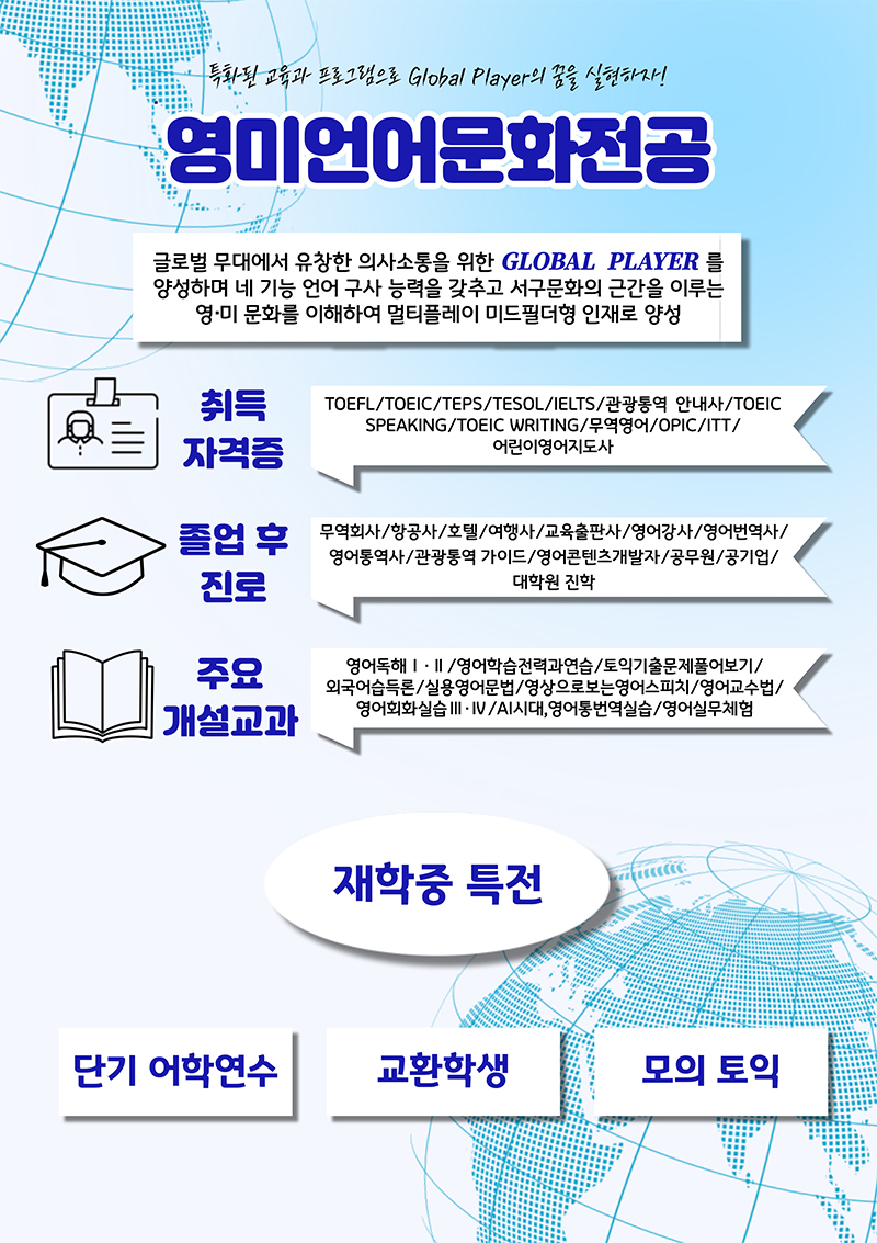 외국어학부 영미언어문화전공